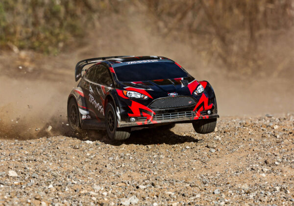 Traxxas Ford Fiesta ST Rally Brushless (BL-2s), Punane (ilma aku ja laadijata) - Image 3