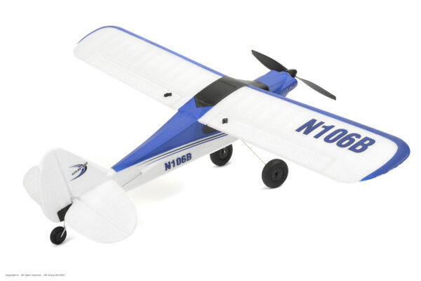 EZ-Wings Mini Cub Sinine RC lennuk, RTF, 450mm - Image 3