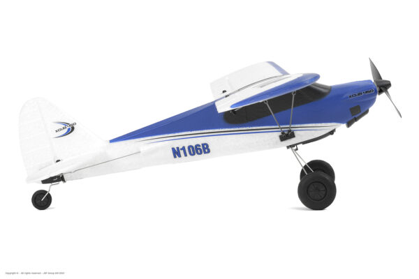 EZ-Wings Mini Cub Sinine RC lennuk, RTF, 450mm - Image 6