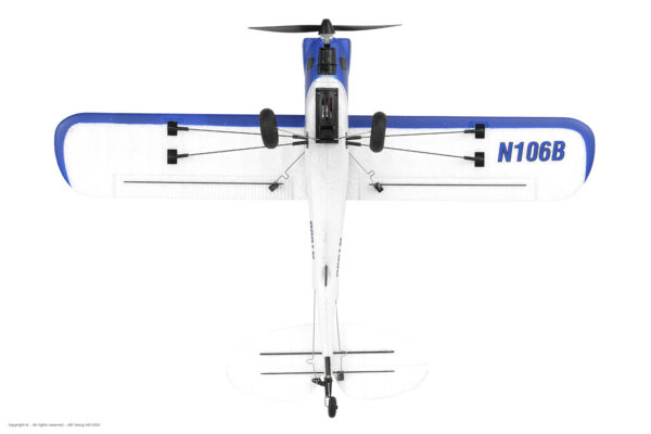 EZ-Wings Mini Cub Sinine RC lennuk, RTF, 450mm - Image 8