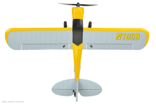 EZ-Wings Mini Cub Yellow RC Plane, RTF, 450mm - Image 9