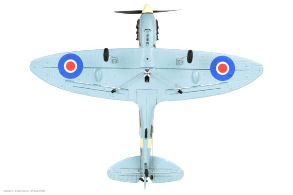 EZ-Wings Mini Spitfire MK II Exeter RC lennuk, RTF, 450mm - Image 7