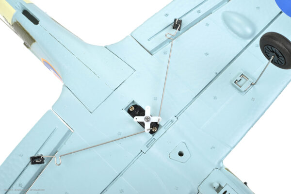 EZ-Wings Mini Spitfire MK II Exeter RC lennuk, RTF, 450mm - Image 15