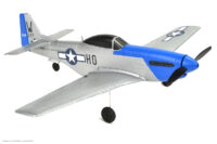 EZ-Wings Mini P-51 Mustang Sinine RC lennuk, RTF, 450mm - Image 2