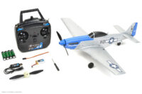 EZ-Wings Mini P-51 Mustang Sinine RC lennuk, RTF, 450mm - Image 9