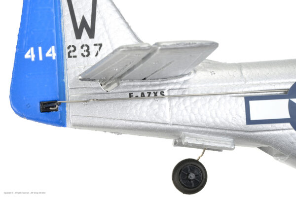 EZ-029_D14 EZ-Wings Mini P-51 Mustang Sinine RC lennuk, RTF, 450mm - Image 15