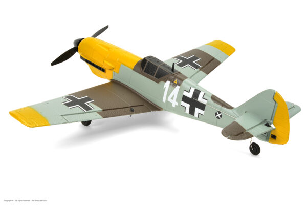EZ-Wings Mini BF-109 Messerschmitt RC lennuk, RTF, 450mm - Image 4
