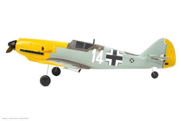 EZ-Wings Mini BF-109 Messerschmitt RC lennuk, RTF, 450mm - Image 6