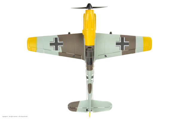 EZ-Wings Mini BF-109 Messerschmitt RC lennuk, RTF, 450mm - Image 7