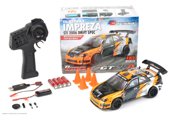Carisma RC Subaru STI 2006 Drift Spec GT24 Brushless 1/24 RTR - Image 16