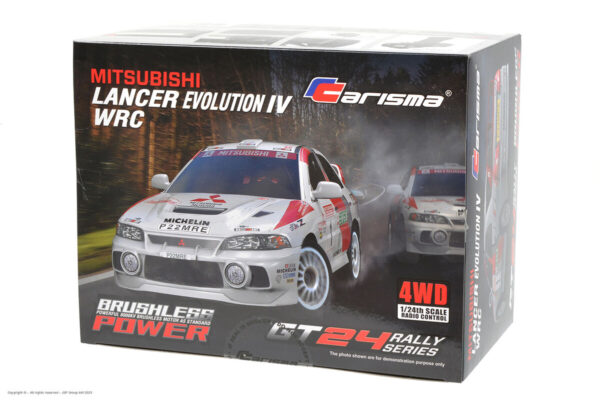 Carisma RC Mitsubishi Lancer Evo 4 WRC GT24 Brushless 1/24 RTR - Image 16
