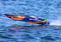 Traxxas Spartan SR (self righting) Speed Boat, Orange (without batteries and charger) - Image 5