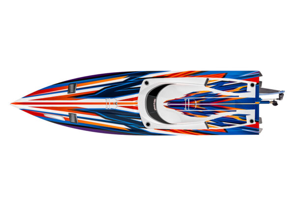 Traxxas Spartan SR (self righting) Speed Boat, Orange (without batteries and charger) - Image 7