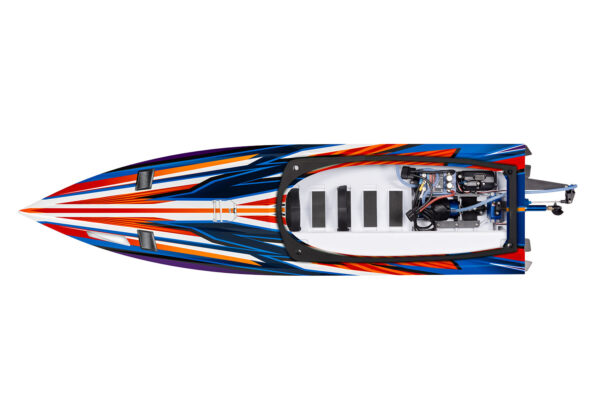 Traxxas Spartan SR (self righting) Speed Boat, Orange (without batteries and charger) - Image 8