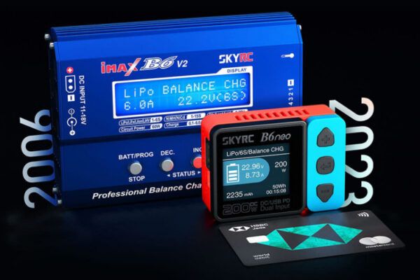 SkyRC B6neo DC Charger Input 10-28volt Red/Blue - Image 5