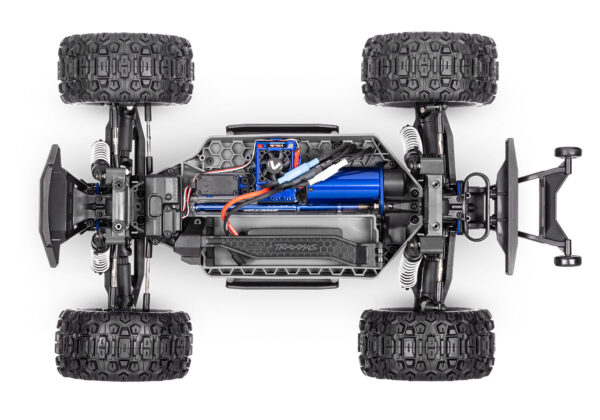 90376-4-Stampede-4x4-VXL-Chassis-Overhead Traxxas Stampede 4x4 VXL TSM Green - Image 7