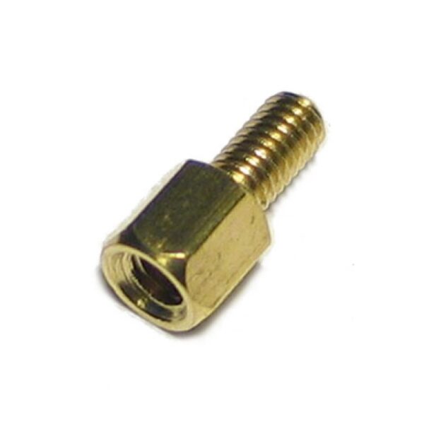 spa-m3x5-b-c-640x640 Standoff, male - female, M3x5+6, brass (1) - Image 1