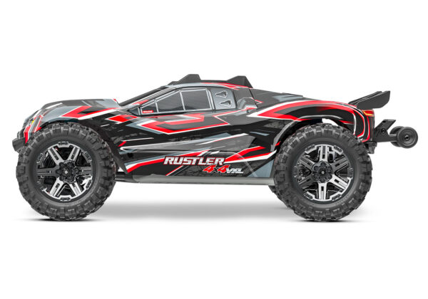 Traxxas Rustler 4×4 VXL Punane (ilma aku ja laadijata) - Image 4