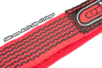 Pro Battery Straps - 300x20mm - Metal Buckle - Silicone Anti-Slip Strings - Red - 2 pcs - Image 2