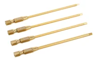 Pro Power Tool Hex Tips- Ti-Ni Coated - 1.5 / 2.0 / 2.5 / 3.0 mm - 4 pcs