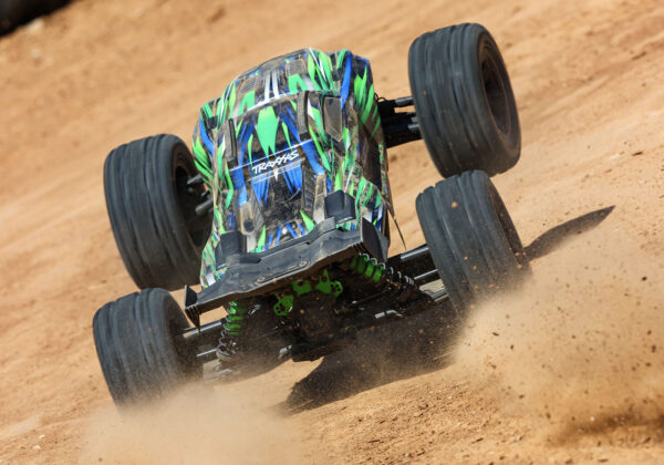 Traxxas Sledge 1/8 Truggy with Belted Tires Green - Image 3