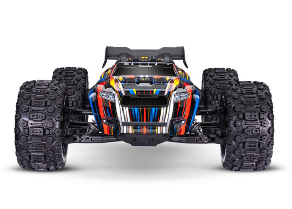 95096-4-Sledge-Frontview-BLUE-RGB Traxxas Sledge 1/8 Truggy with Belted Tires Blue - Image 7