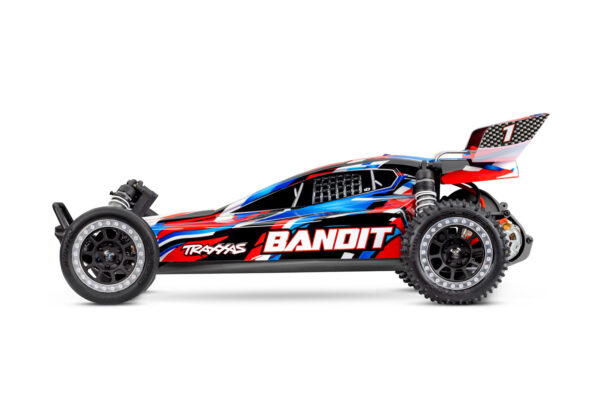 Traxxas Bandit 2WD RTR HD Punane (aku ja USB-C laadijaga) - Image 7