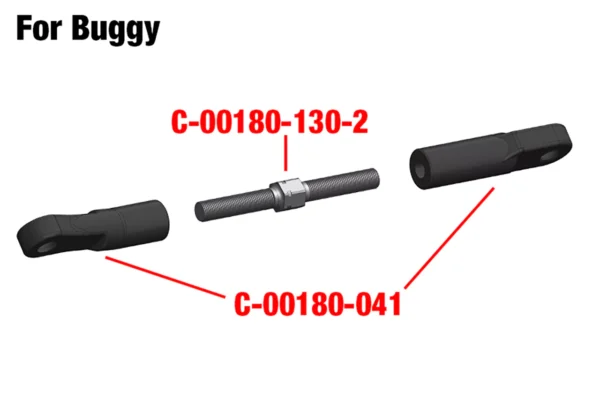 638205271394586525-C-00180-130-2_D01.jpg Turnbuckle - M5 - 50mm - Spring Steel - 2 pcs - Image 2