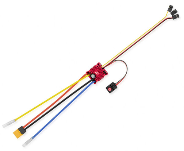 Hobbywing QuicRun WP 1080 ESC 80A (Brushed) 1/10 Crawler 2-3S - Image 4