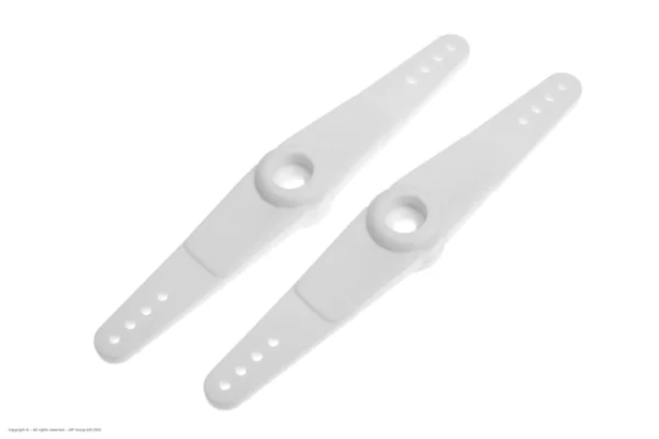 638212999118583951-GF-3101-001.jpg-2 Nylon Servo Horn - Heavy Duty - Glassfibre Reinforced - Double 70mm - 23T JR - 2 pcs - Image 1