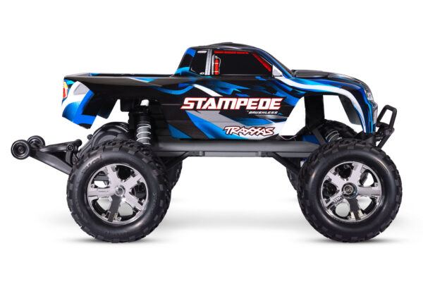 Traxxas Stampede 2WD Brushless Monster Truck, Blue - Image 4