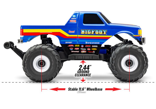 Traxxas Bigfoot 4x4 Brushless Monster Truck - Image 17