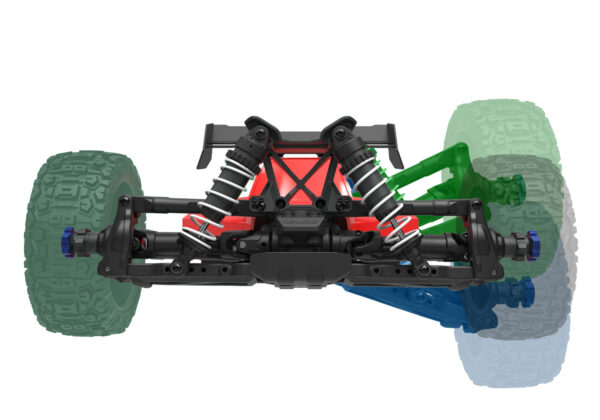 Traxxas Jato 4X4 BL-2S Bagi, Roheline - Image 29