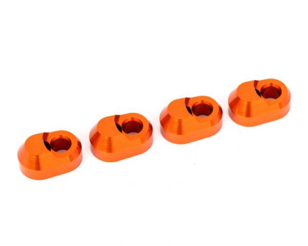 TRX7743-ORNG.jpg Suspension pin retainer, 6061-T6 aluminum (orange-anodized) (4) - Image 1