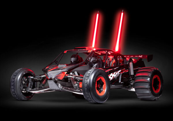 109076-4-Pro-Scale-Sand-Car-3Qtr-Front-LEFT-RED-LIGHTING Traxxas Funco Pro Scale Sand Car Blue - Image 18