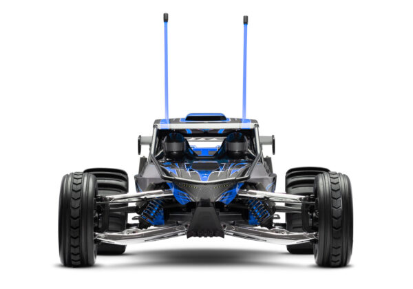 109076-4-Pro-Scale-Sand-Car-Frontview-BLUE Traxxas Funco Pro Scale Sand Car Blue - Image 8