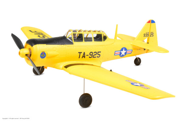 EZ-036.jpg EZ-Wings Mini AT-6 Texan Yellow RC Plane, RTF, 450mm - Image 1