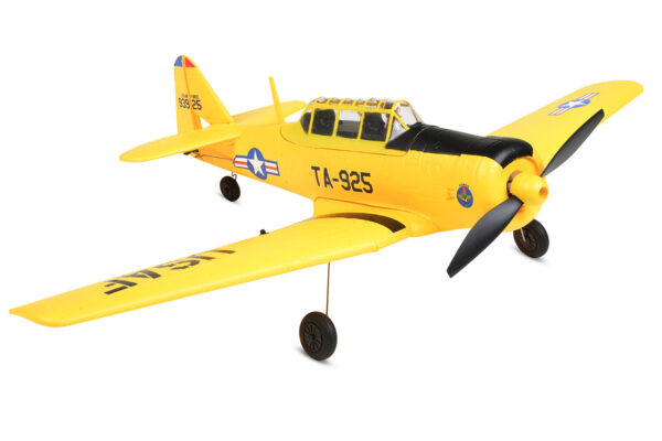 EZ-036_D01 EZ-Wings Mini AT-6 Texan Yellow RC Plane, RTF, 450mm - Image 2