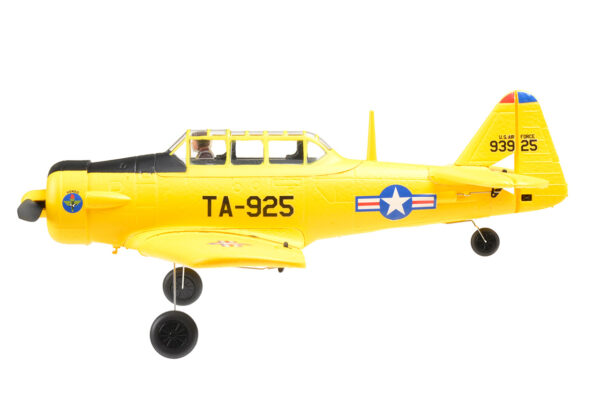 EZ-036_D04 EZ-Wings Mini AT-6 Texan Yellow RC Plane, RTF, 450mm - Image 5