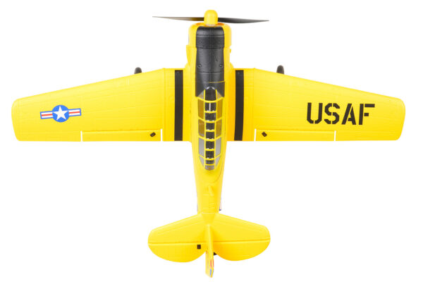 EZ-036_D06 EZ-Wings Mini AT-6 Texan Yellow RC Plane, RTF, 450mm - Image 7
