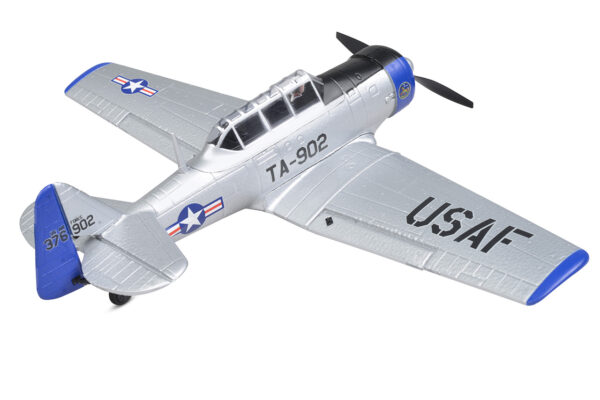 EZ-Wings Mini AT-6 Texan Silver RC Plane, RTF, 450mm - Image 16