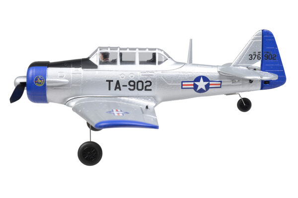 EZ-Wings Mini AT-6 Texan Silver RC Plane, RTF, 450mm - Image 14