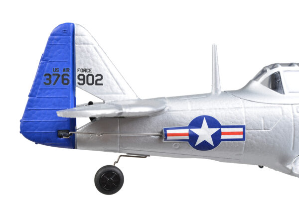 EZ-Wings Mini AT-6 Texan Silver RC Plane, RTF, 450mm - Image 7