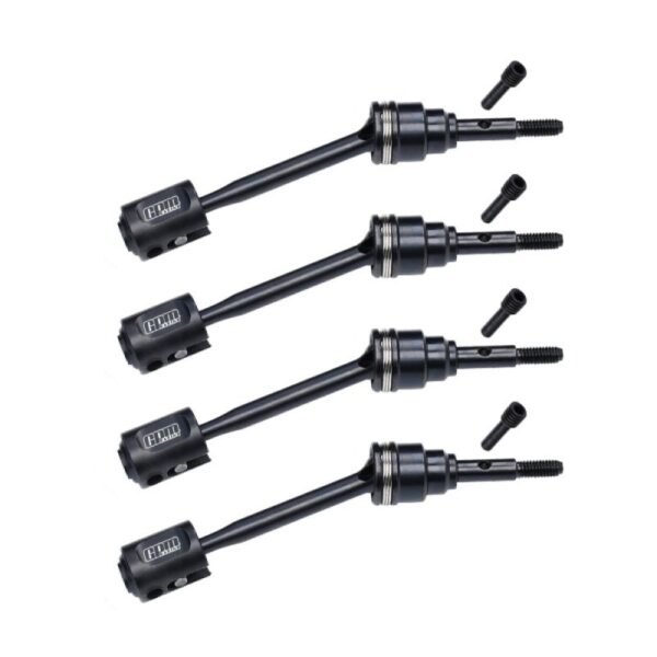 GPMTXMM050FRS-BK.jpg GPM Carbon Steel Driveshafts for Mini Maxx (4), Black - Image 1