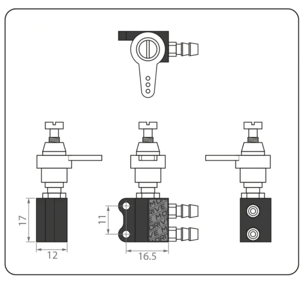 Needle Base L for Remote R/C Needle - Image 3