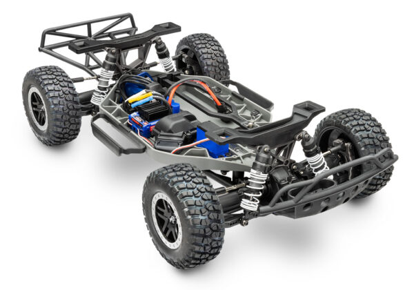 68386-4-Slash-4x4-VXL-EHD-3qtr-Front-Chassis Traxxas Slash 4×4 VXL Clipless HD TSM Orange - Image 6