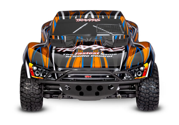 68386-4-Slash-4x4-VXL-EHD-Frontview-ORNG Traxxas Slash 4×4 VXL Clipless HD TSM Orange - Image 4