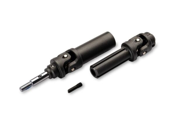 TRX10789.jpg Driveshaft assembly (left or right, front or rear) (1) (fully assembled, ready to install)/ screw pin (1) (for use with #10790 Mini Maxx® WideMaxx® suspension kit) - Image 1