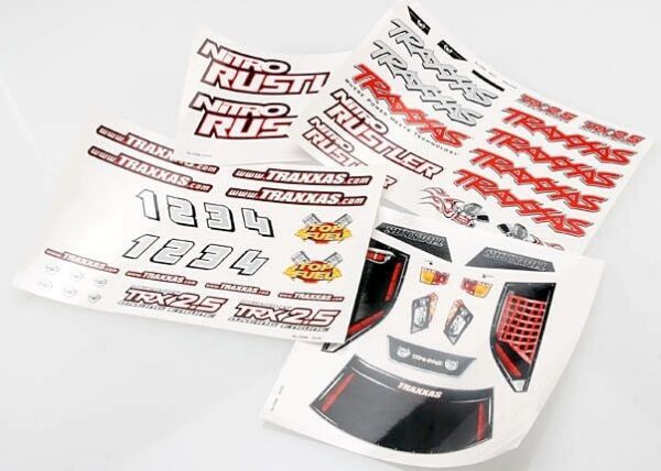 TRX4413X.jpg Decal sheets, Nitro Rustler® - Image 1