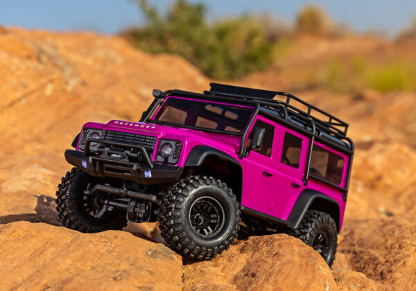 Traxxas TRX-4m Land Rover Defender Crawler, Roosa, RTR - Image 4